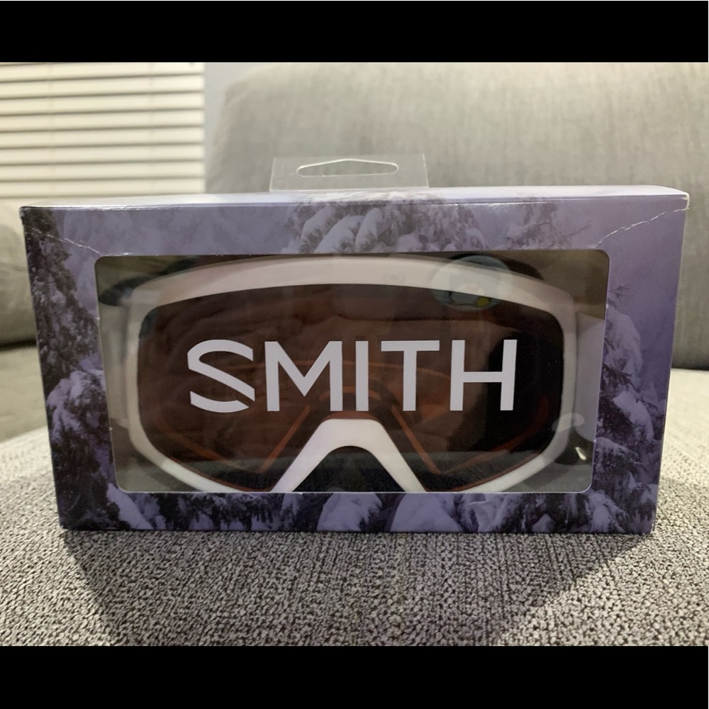 Smith Optics White Goggles New in Box